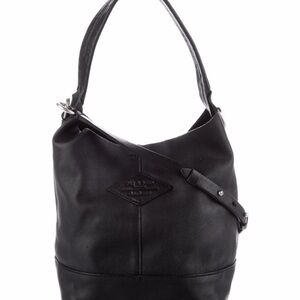 Rag & Bone Leather Camden Mini Shopper Bucket Bag with removable strap